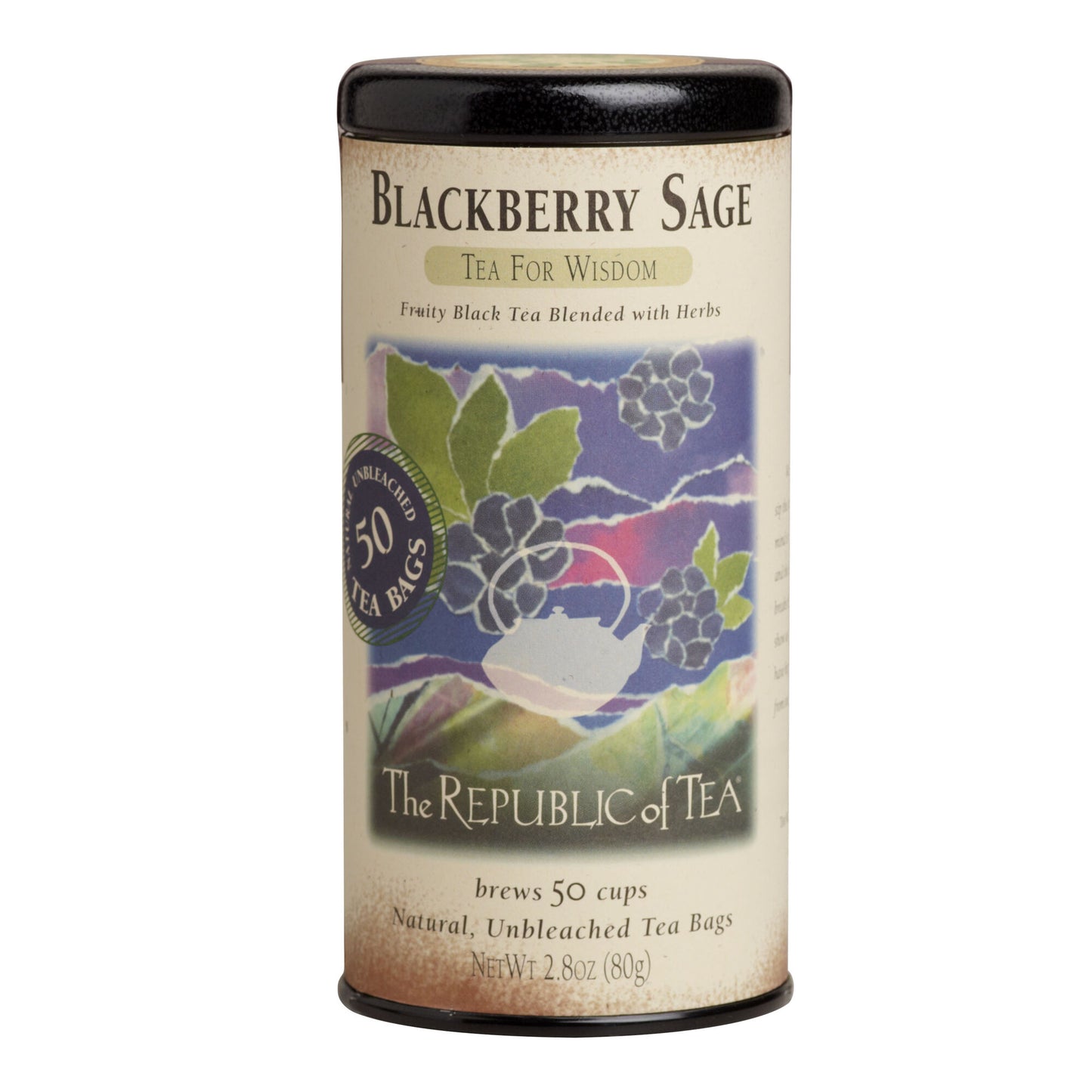 The Republic of Tea-Blackberry Sage Black Tea Bags