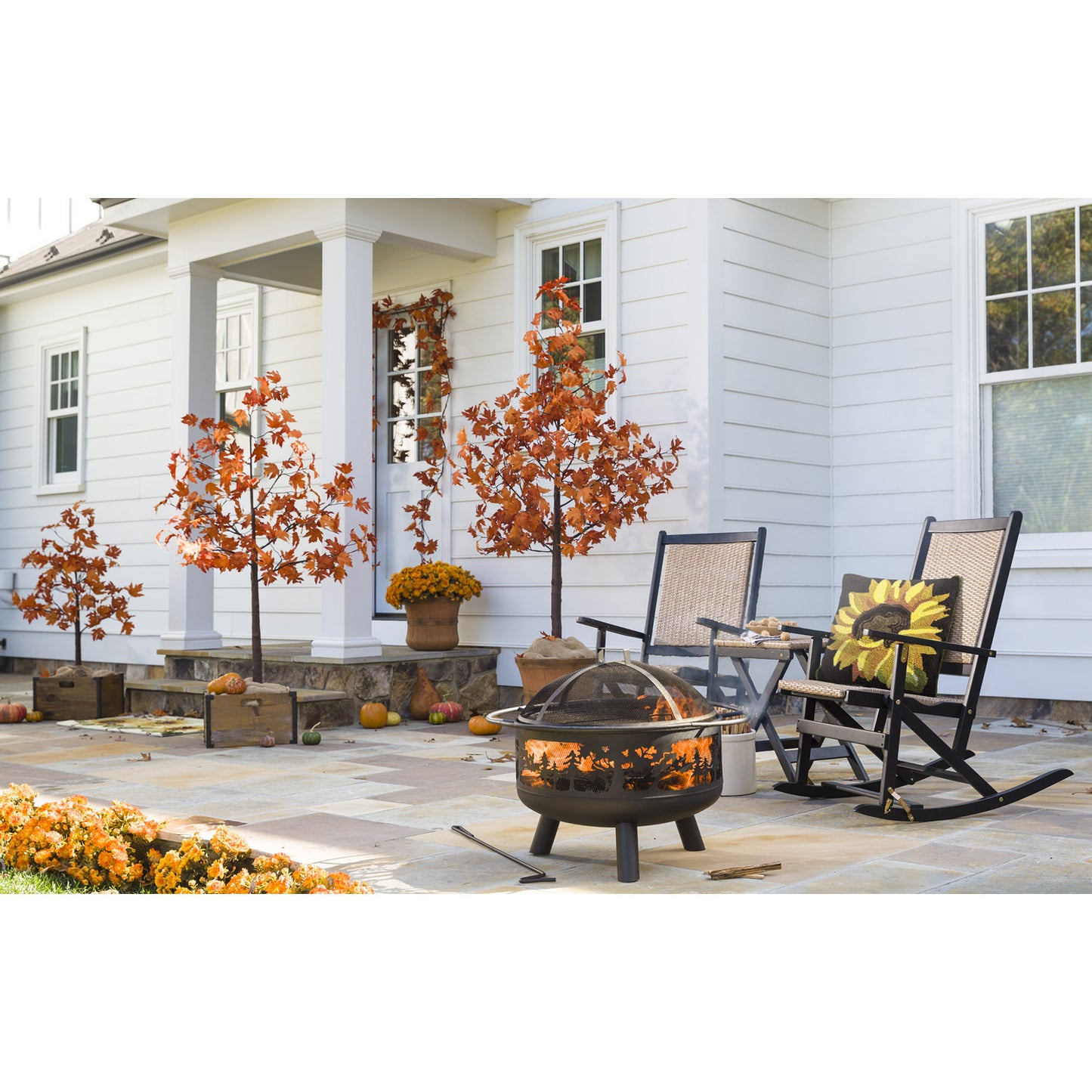Indoor/Outdoor LED Maple Lighted Tree with 48Lights, 4'H