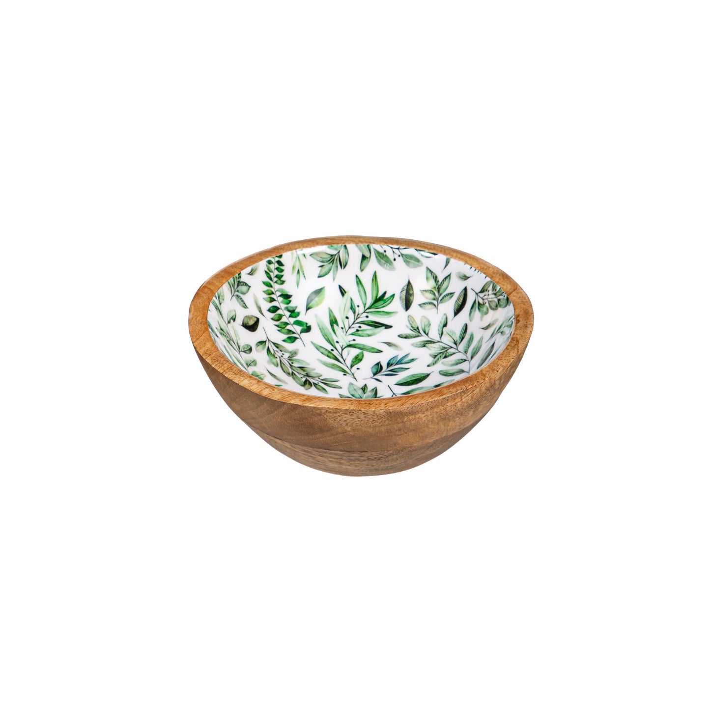Olive Oasis Small Wood Bowl