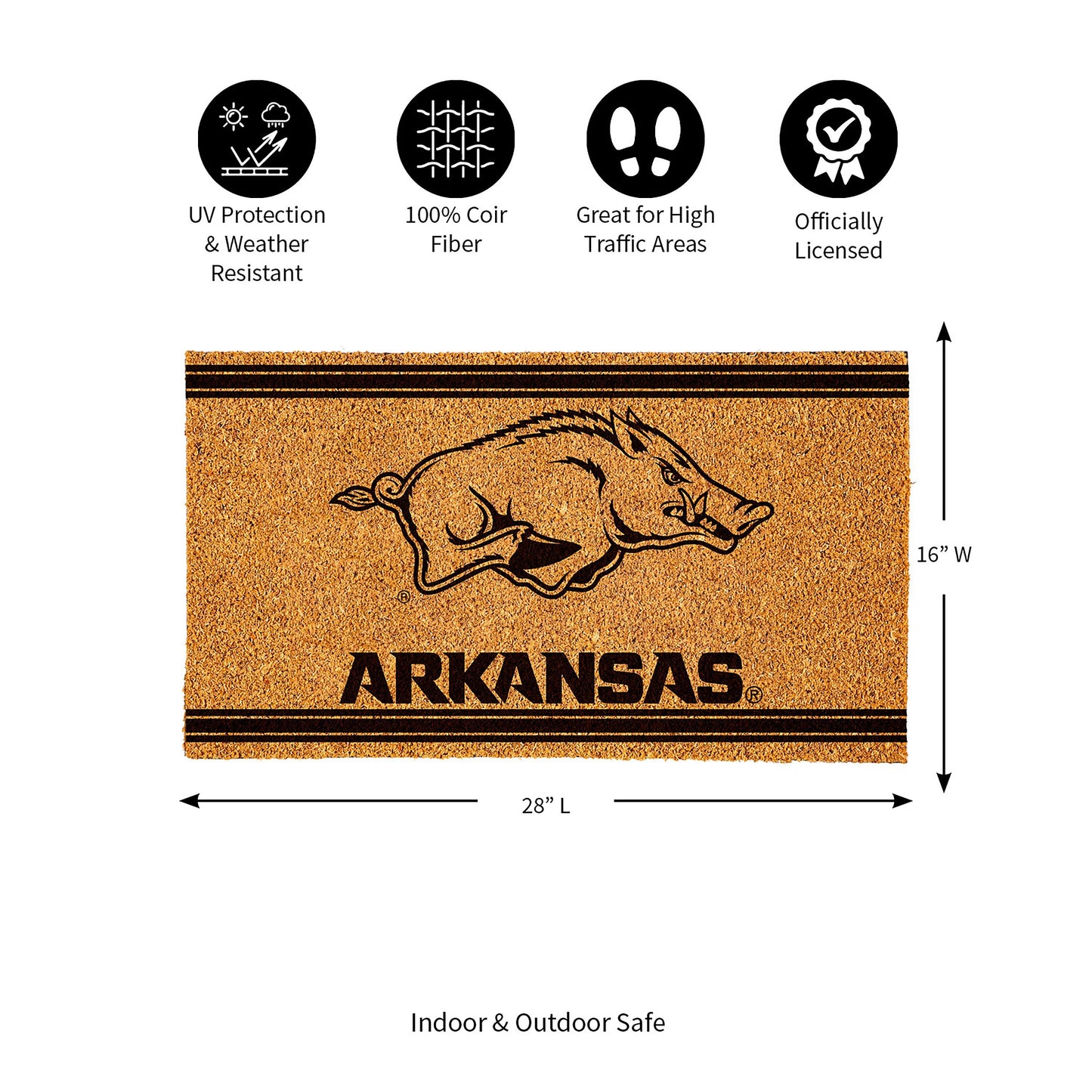 University of Arkansas Coir Mat