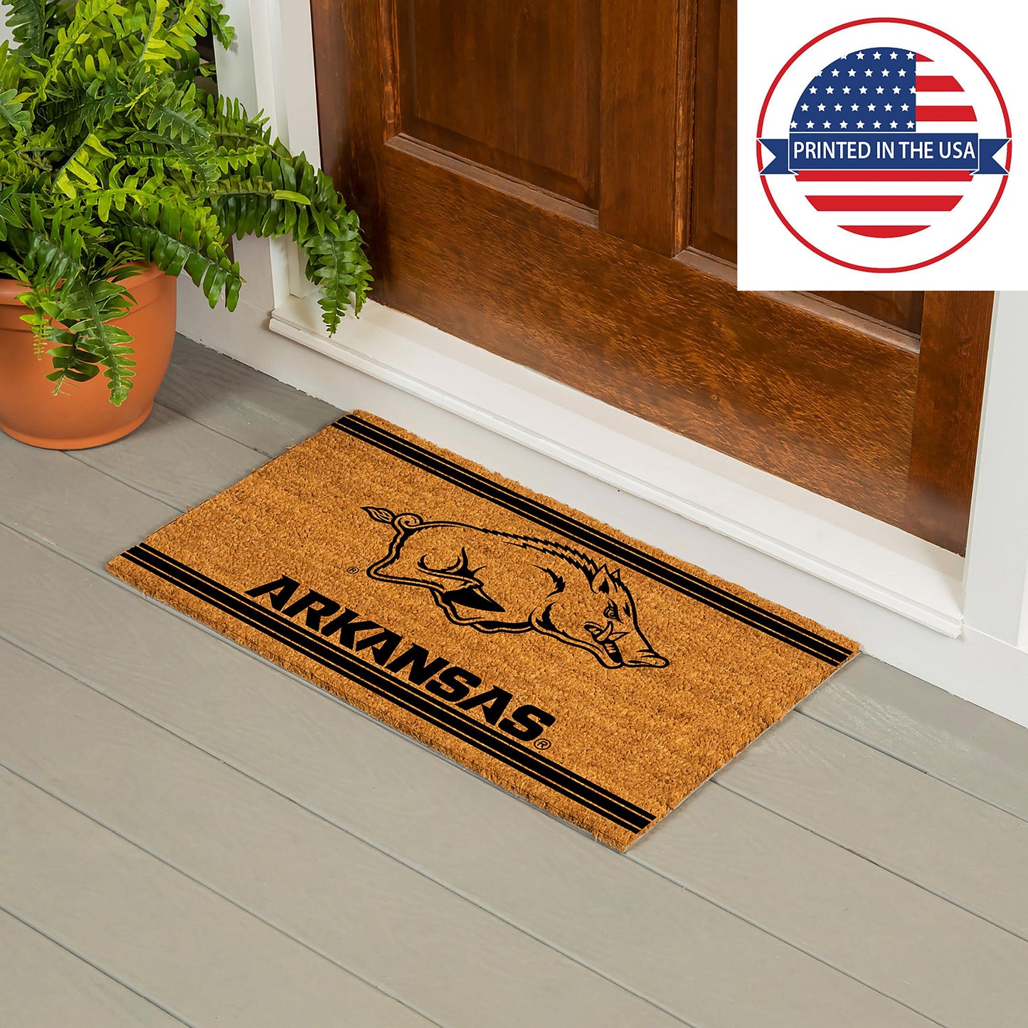 University of Arkansas Coir Mat