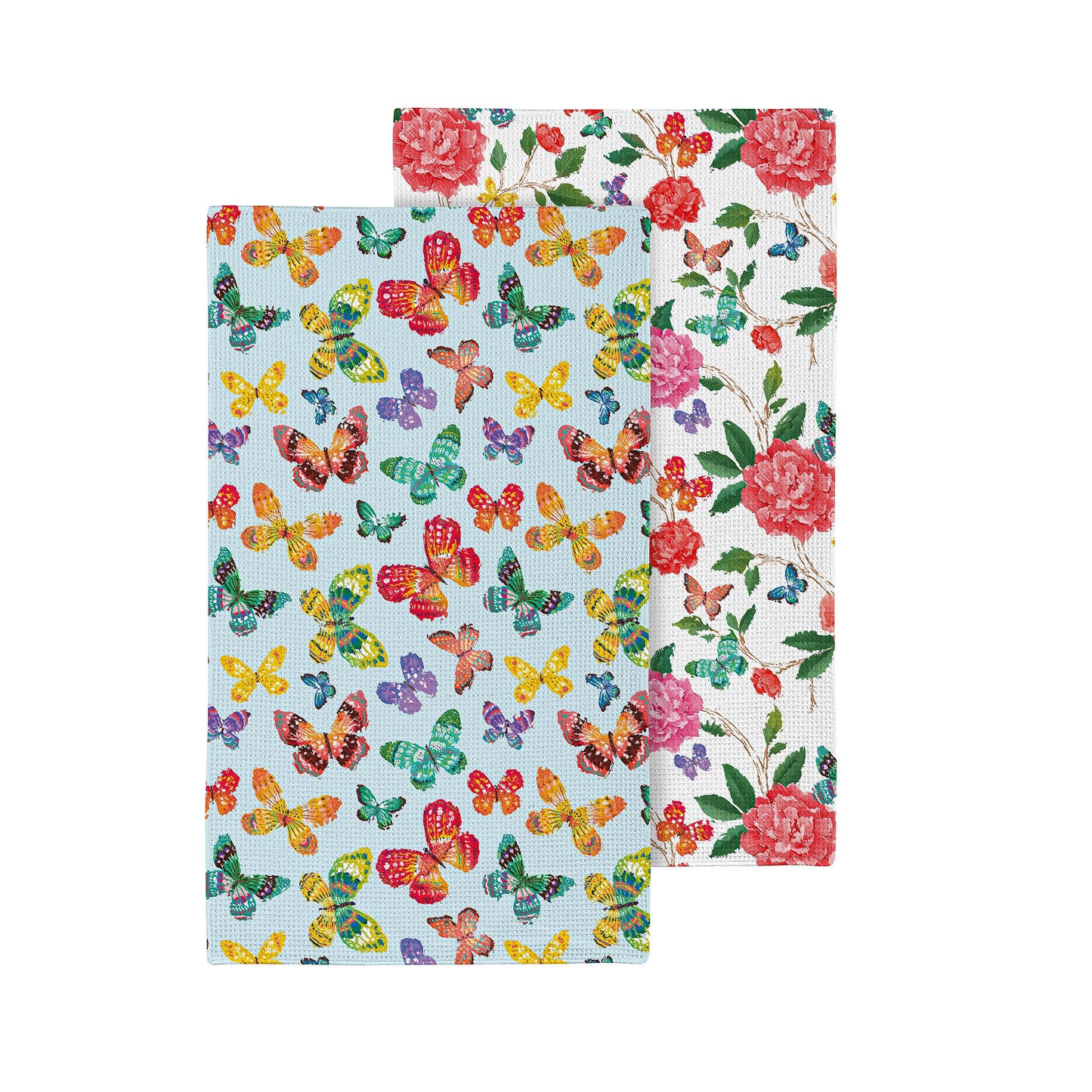 Butterfly Toile Quick Dry Kitchen Towel, 18" x 30"