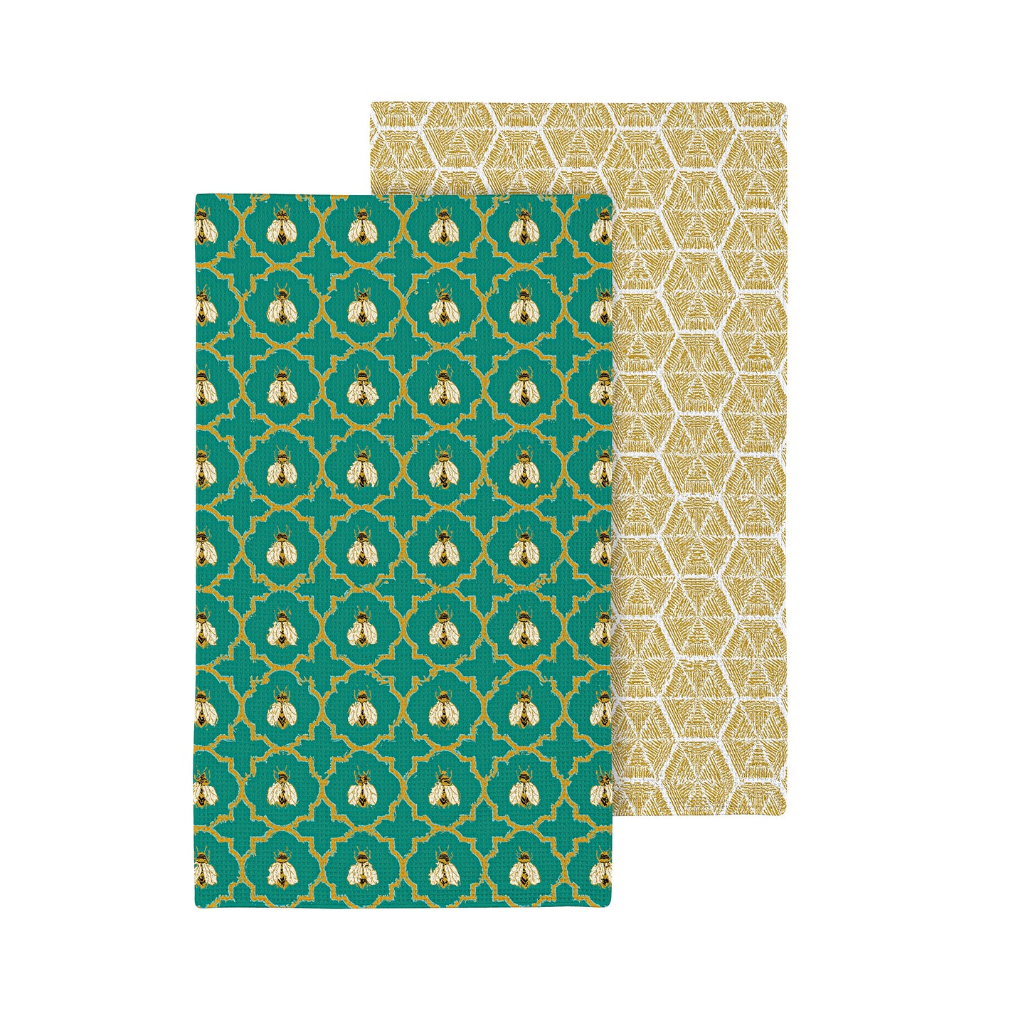 Bee Deco Quick Dry Kitchen Towel, 18" x 30"