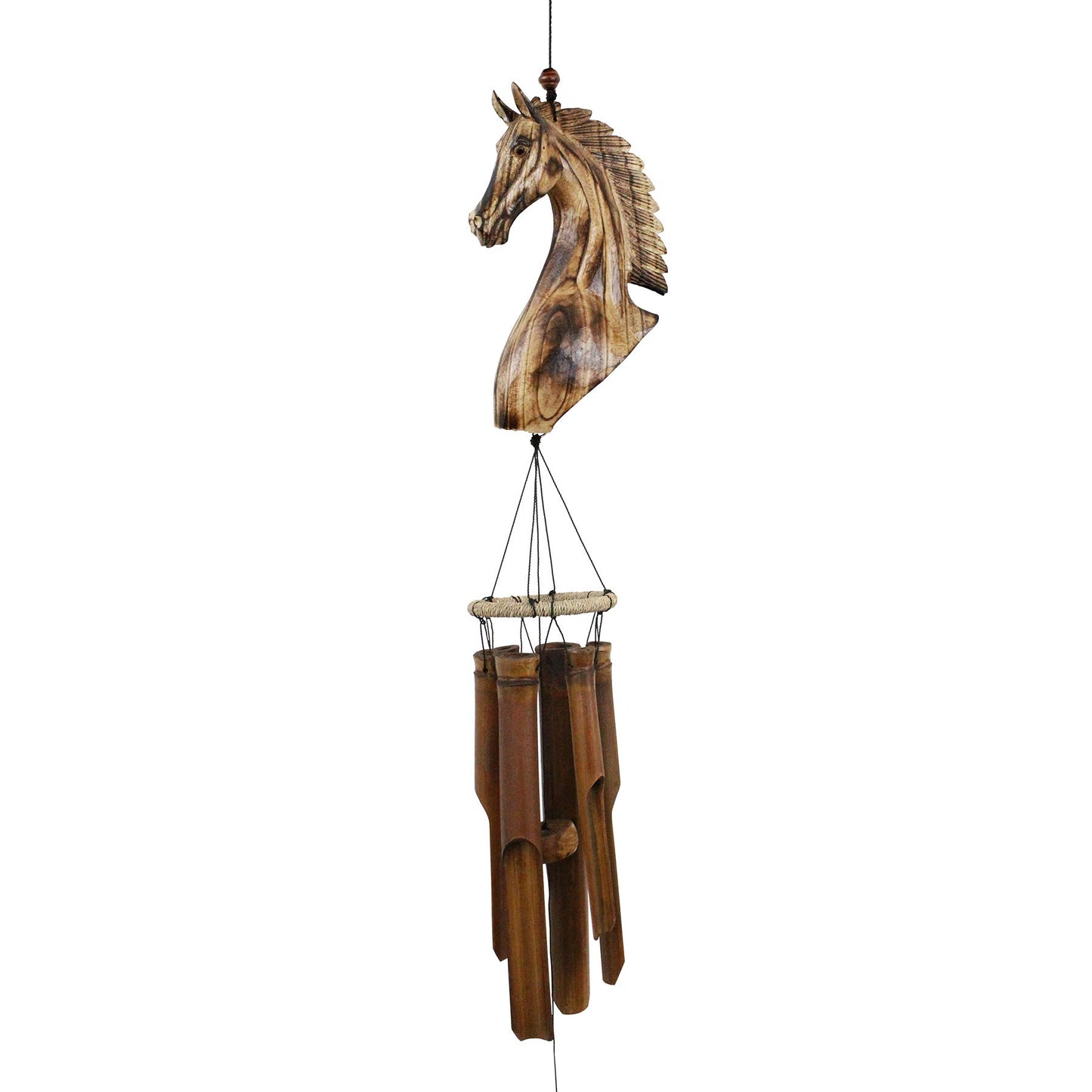 Cohasset Horse Head Bamboo Wind Chime