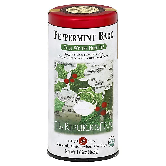 The Republic of Tea-Peppermint Bark Cool Winter Herb Tea