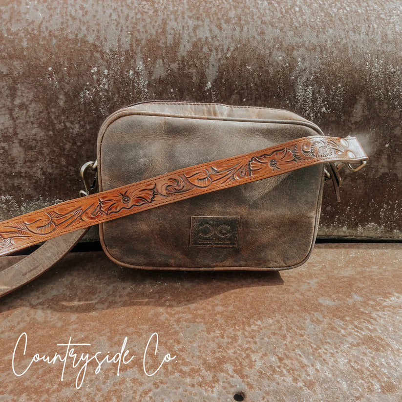 Countryside Co. Belle Cowhide Sling Crossbody Fesitval Bag