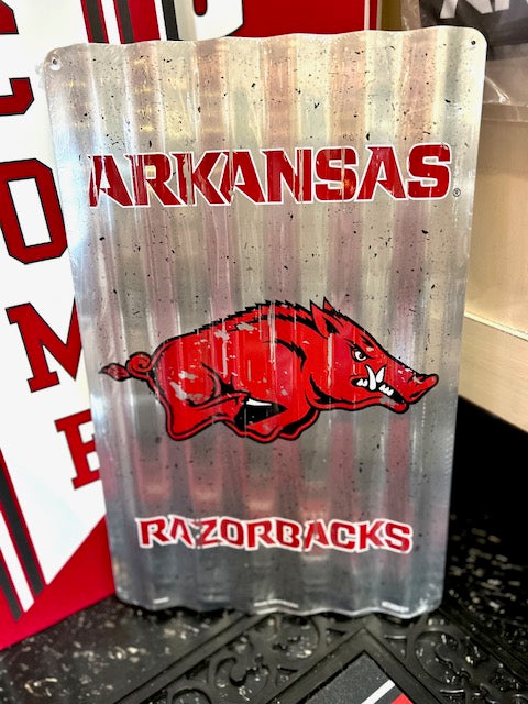 U of A Corrugated Sign