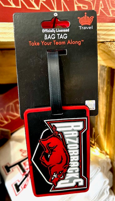 U of A Razorbacks Bag Tag
