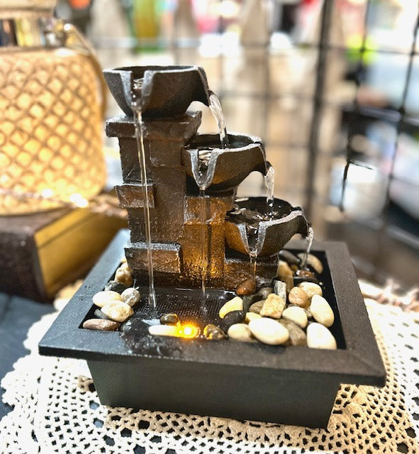 LED 3-Tiered Foutain