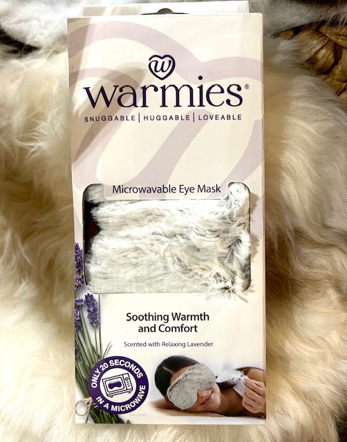 Marshmallow Lavender Warmies Eye Mask