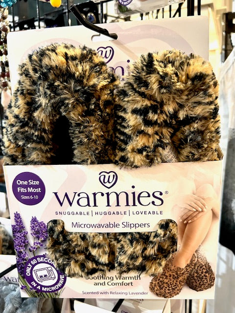 Leopard Warmies Slippers