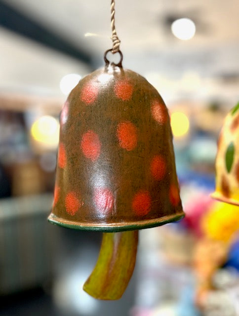 Red Spotted Mushroom Bell