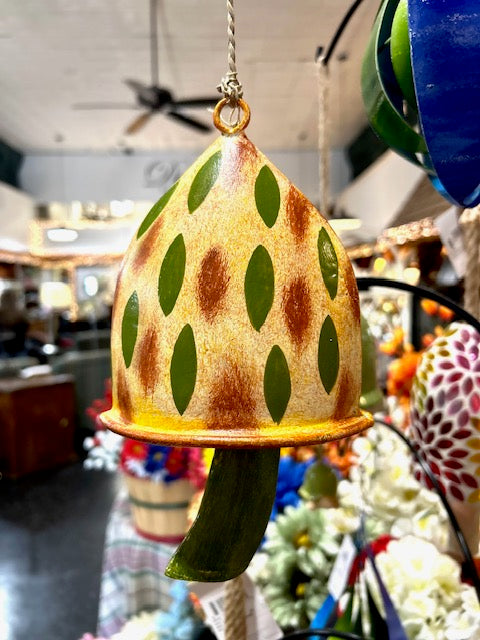 Green Spotted Mushroom Bell