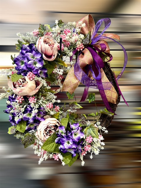 Spring Grapevine Wreath