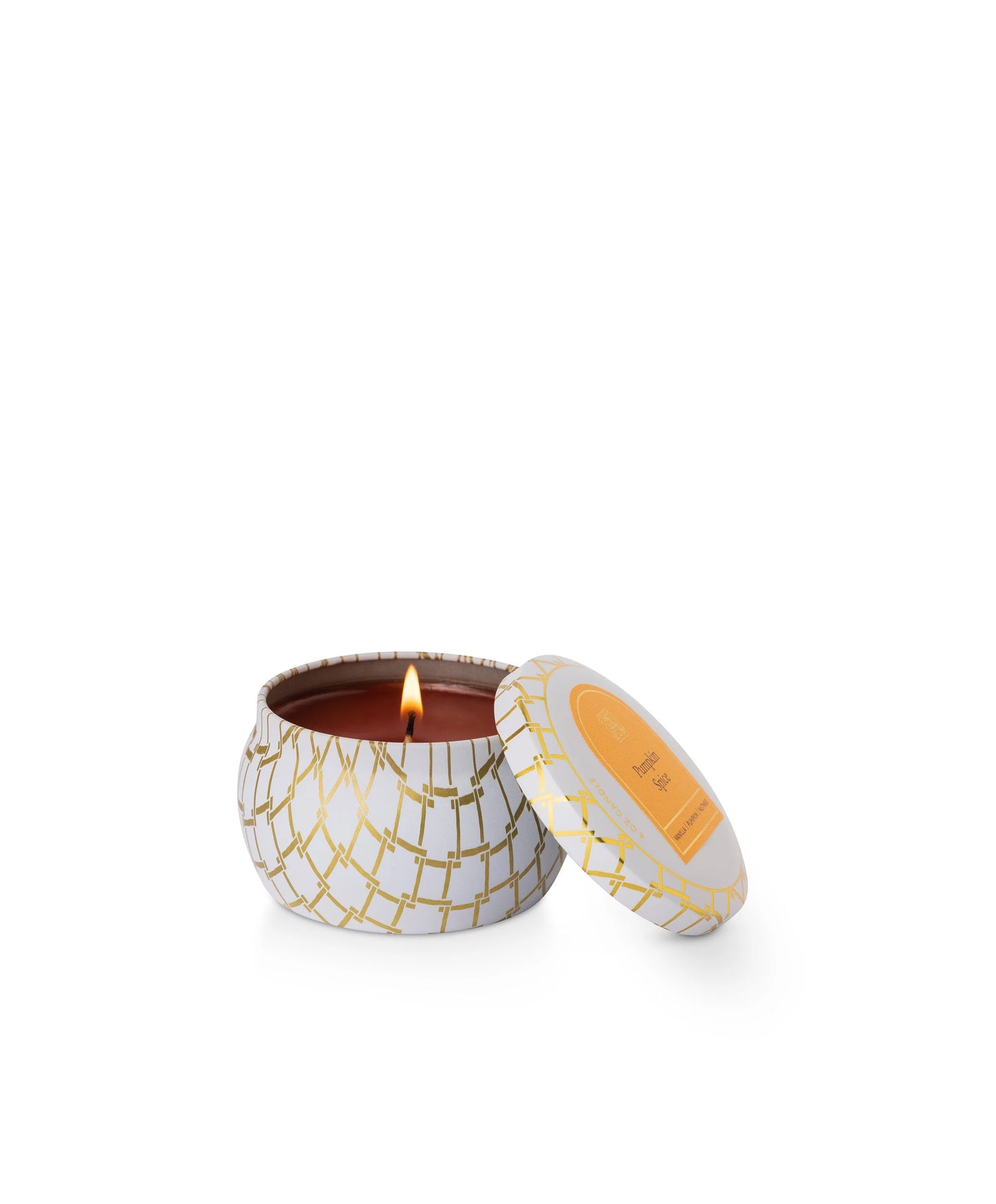 Pumpkin Spice - Printed Tin Travel Candle