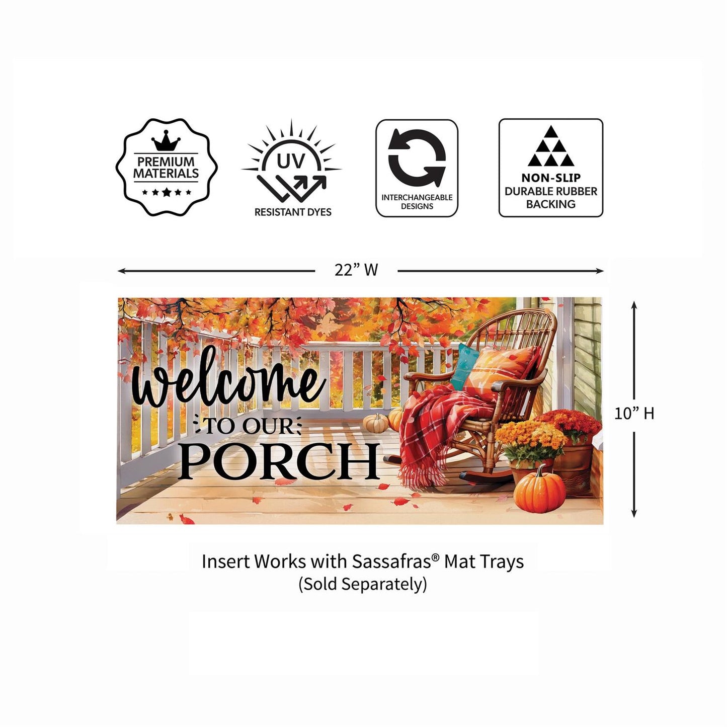 Welcome to our Porch Sassafras Switch Mat (Insert only)
