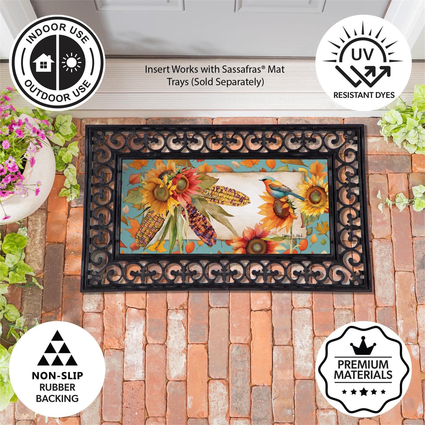 Jeweled Fall Maize Sassafras Switch Mat (Insert only)