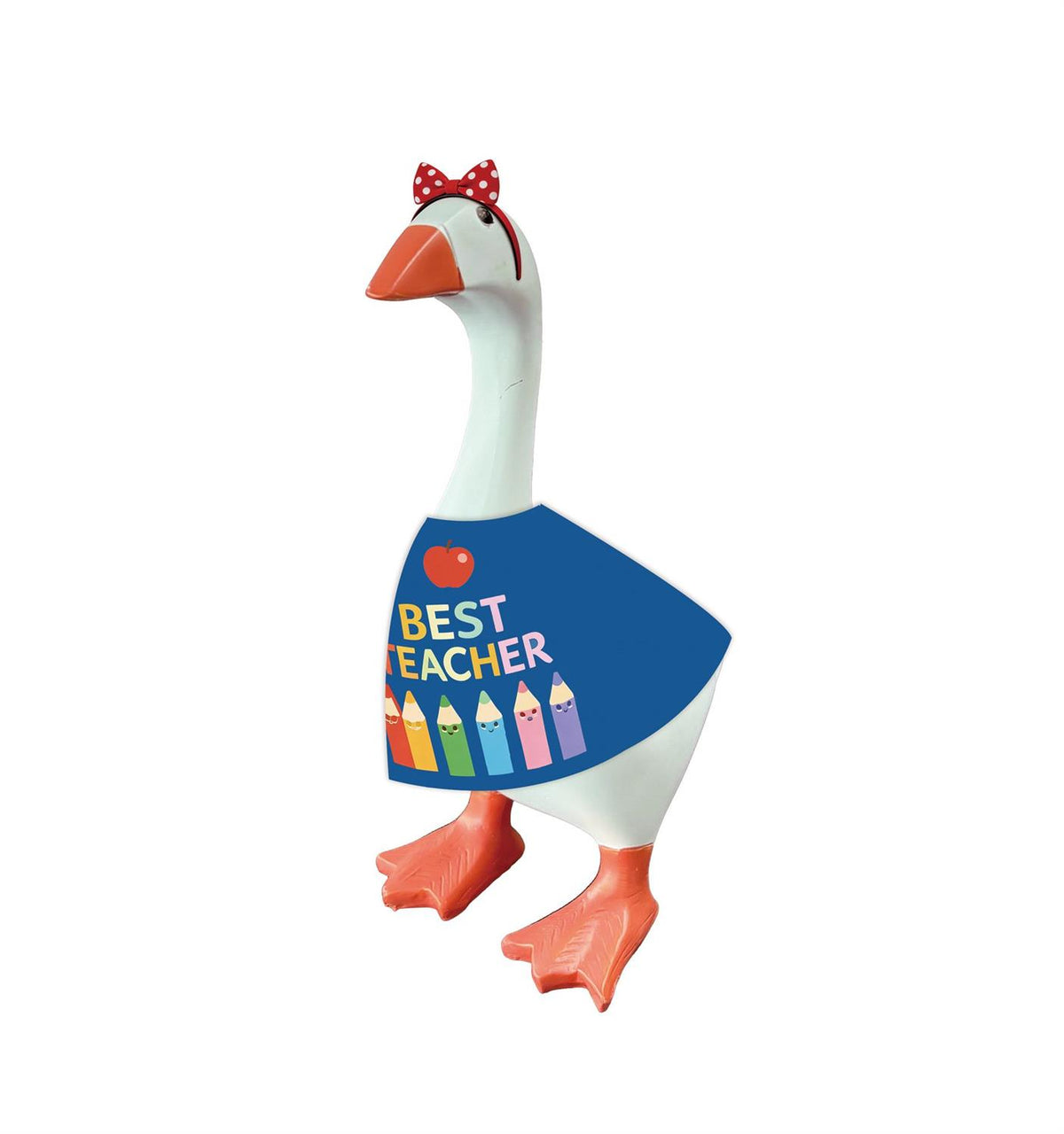 Gordy the Desktop Goose Hillside Pasture Table Decor Fabric Accessory Set, Teacher