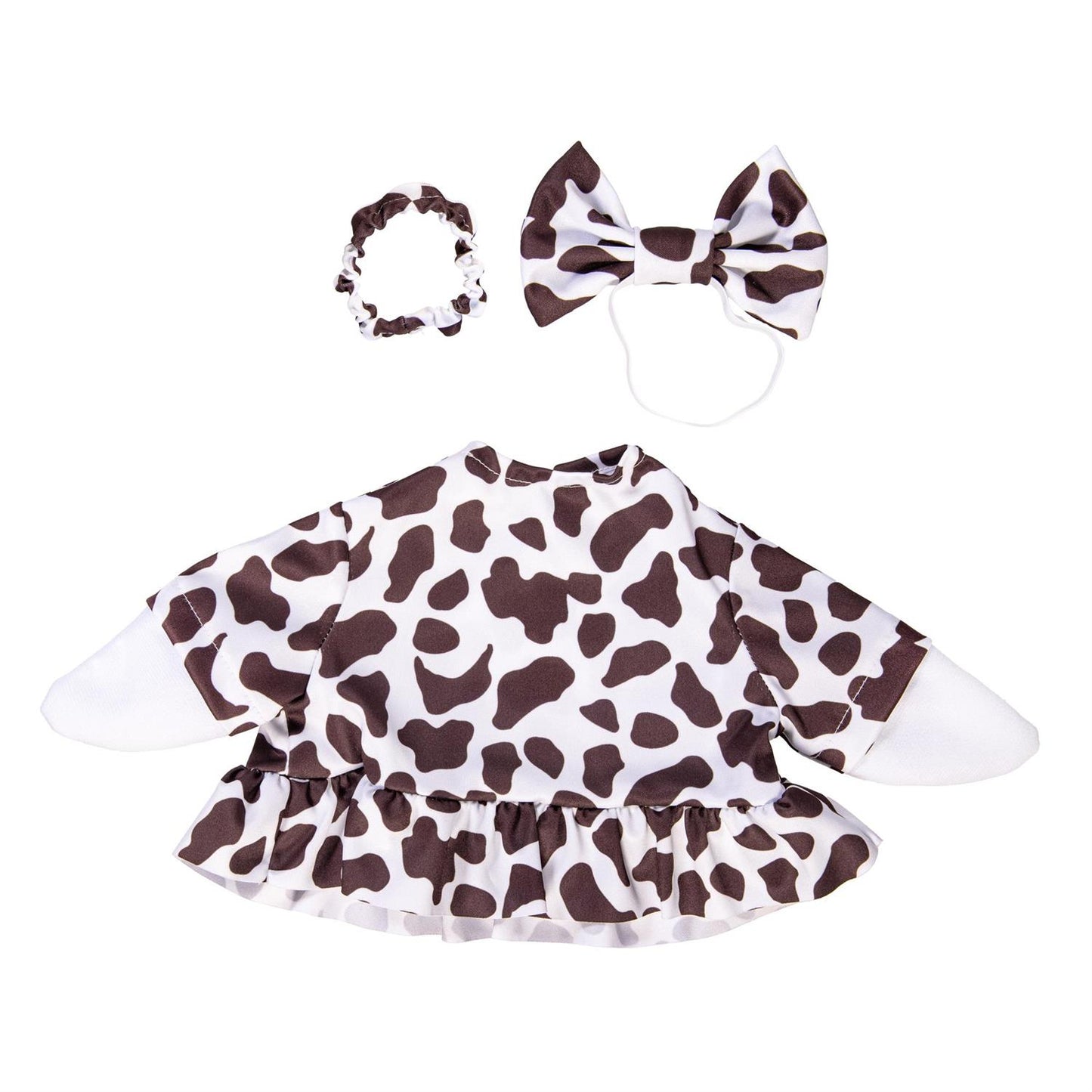 Giddy the Goose Outfit, Cow Print Gown