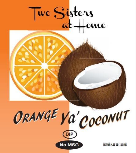 Two Sisters Home Orange Ya' Coconut