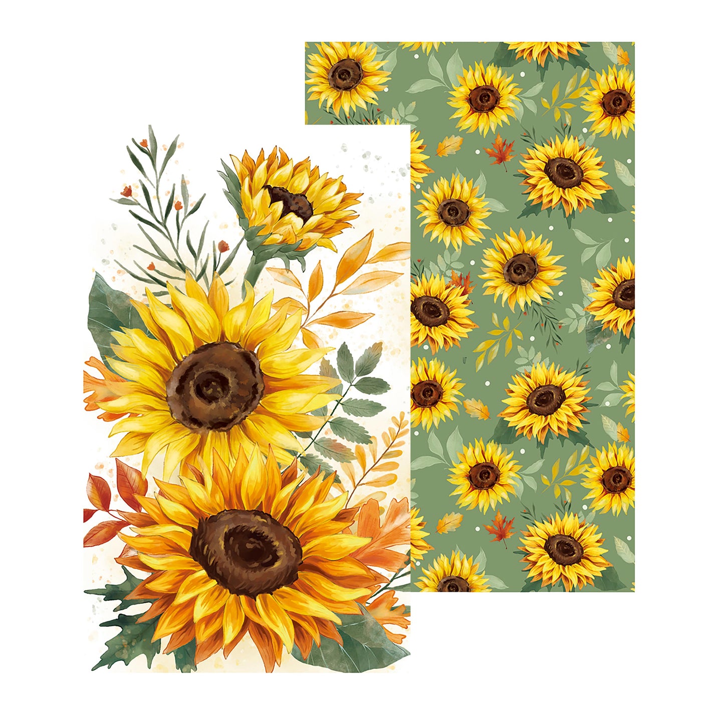 Grateful Gatherings Sunflower Quick Dry Kitchen Towel