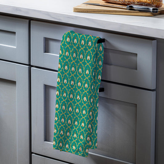 Bee Deco Quick Dry Kitchen Towel, 18" x 30"