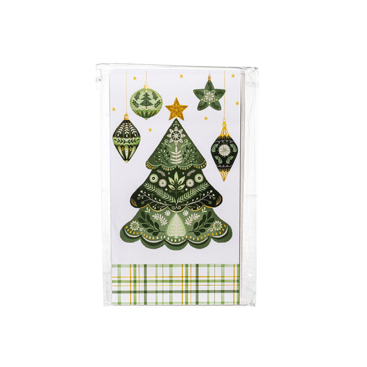 Shades of Green Napkin Shades of Green Paper Guest Towel Napkin