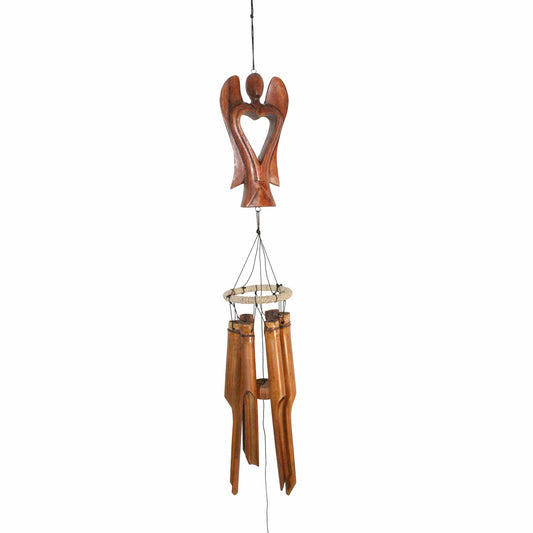 Cohasset Antique Finish Angel Bamboo Wind Chime