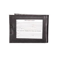 Front Pocket Wallet w/ RFID Blocking, University of Arkansas, Black