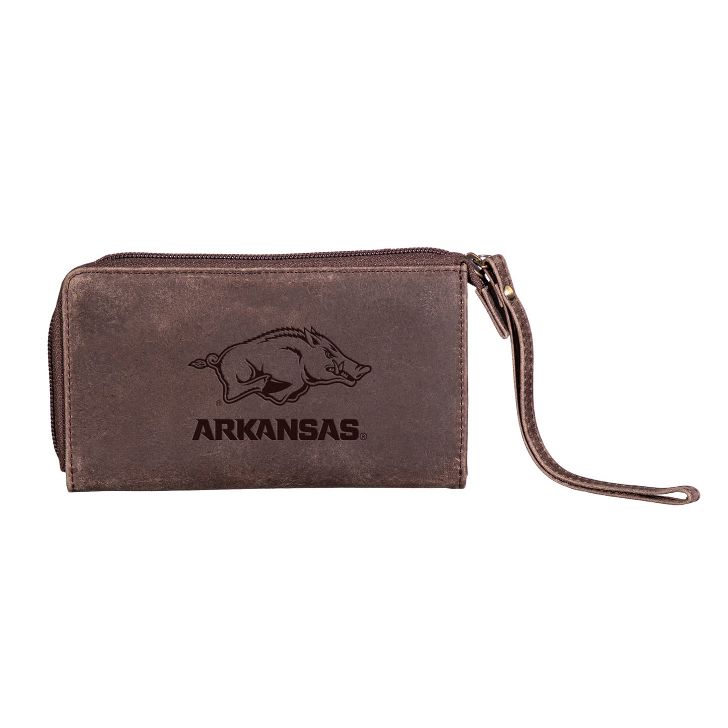 University of Arkansas, Wristlet Wallet, Brown