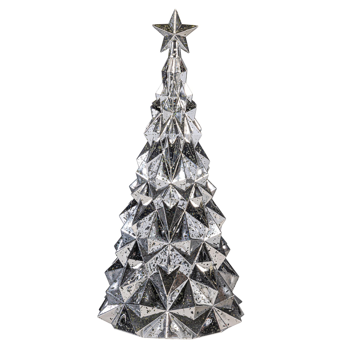 Season to Sparkle LED Table Decor Christmas Tree Acrylic Lantern, 9.75"H