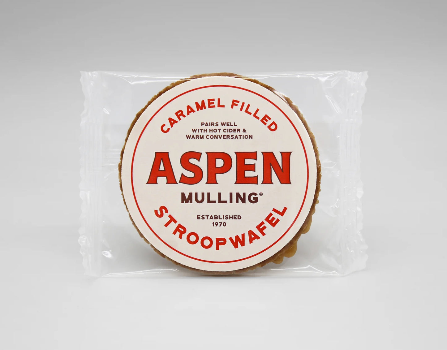 Aspen Mulling Caramel Filled Stroopwafels - 8ct Box