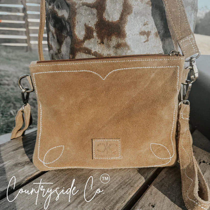 Countryside Co. Becca Suede Leather Purse