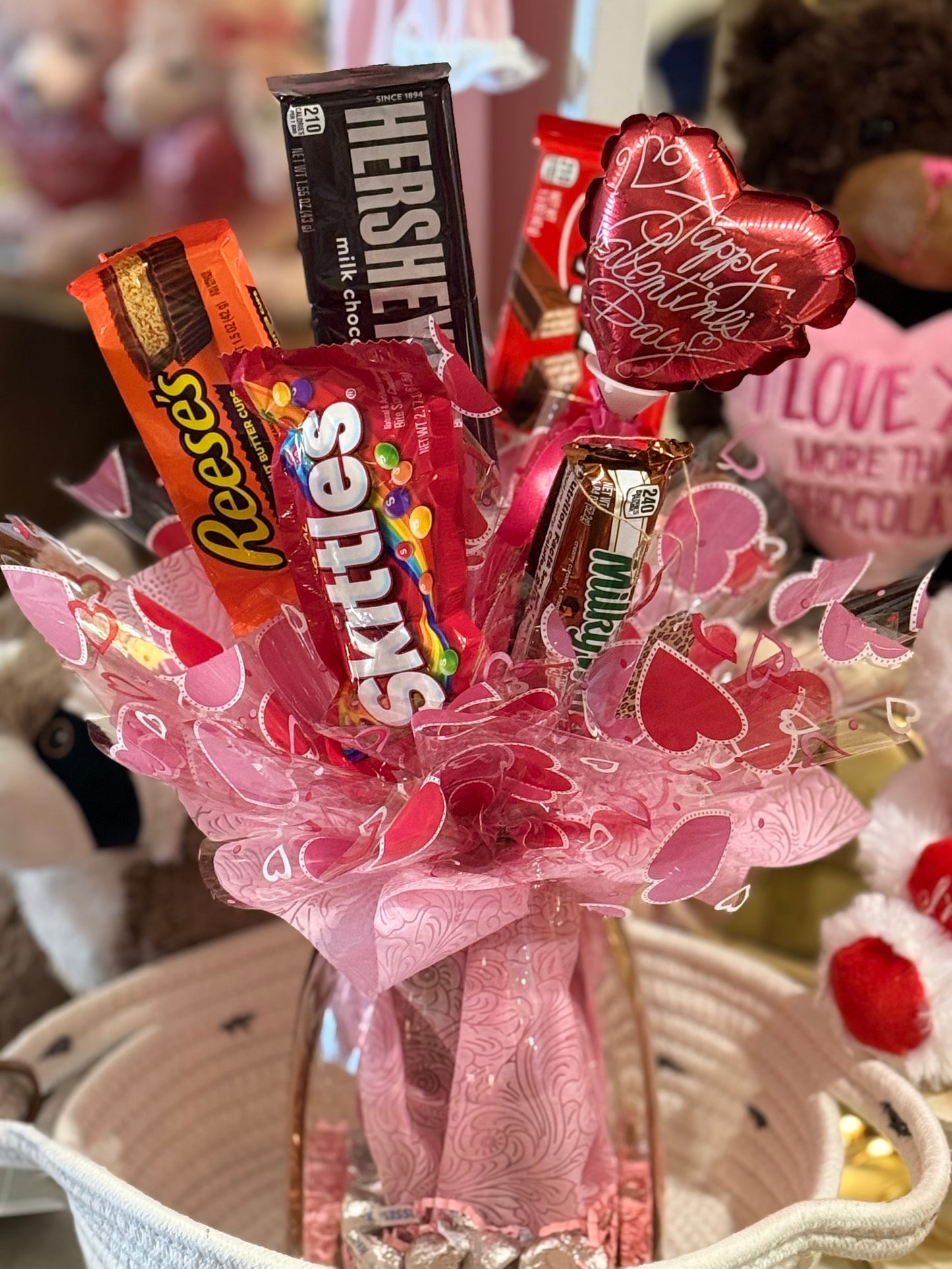 Candy Bouquet w/ Balloon
