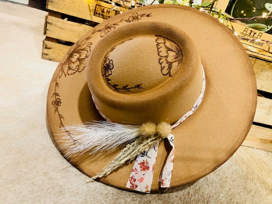 Tan Felt Hat