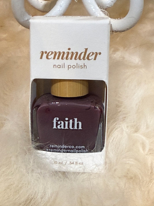 faith nail polish by reminder