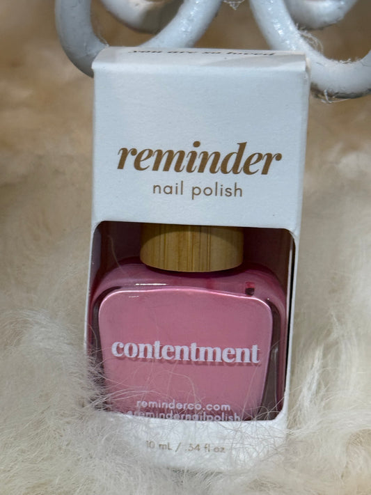 contentment nail polish by reminder