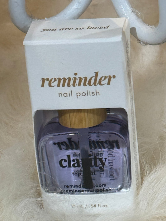 'clarity' protective top coat by reminder