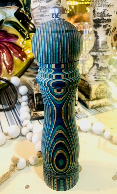 Island Bamboo Peacock Pepper Mill