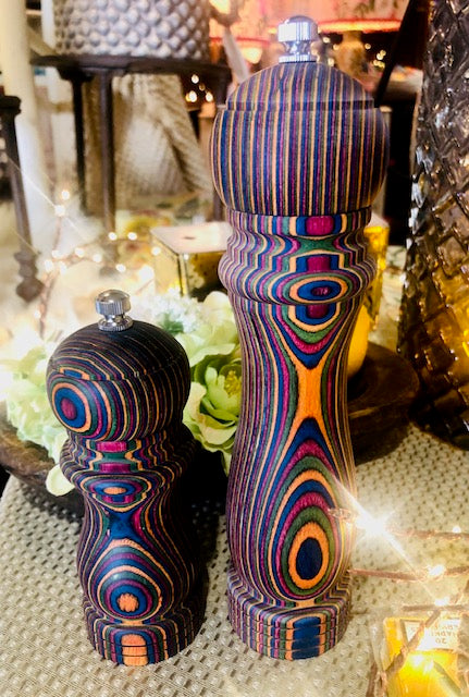 Island Bamboo Rainbow Pepper Mill