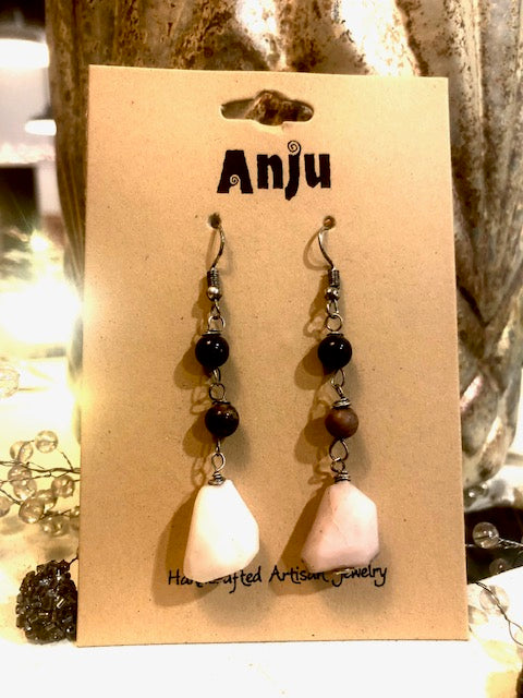 Anju Handcrafted Beaded Link Earrings