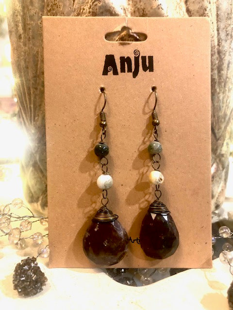 Anju Handcrafted Beaded Linked Earrings