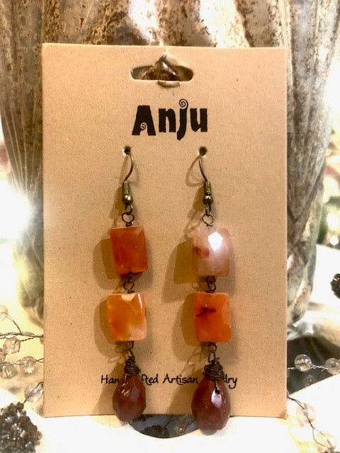 Anju Handcrafted Jewelry Semiprecious Stone Earrings