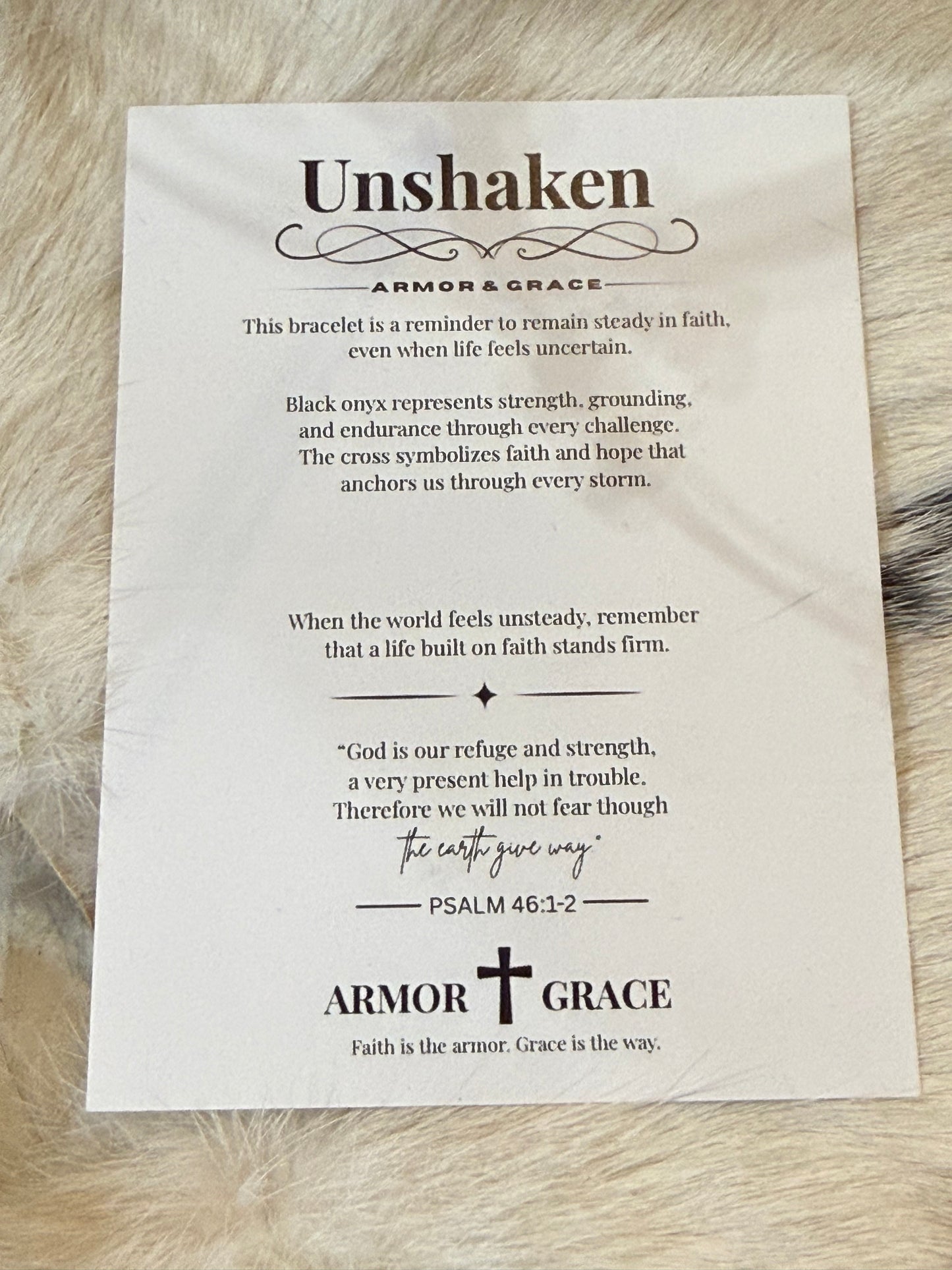 Armor & Grace Unshaken Bracelet
