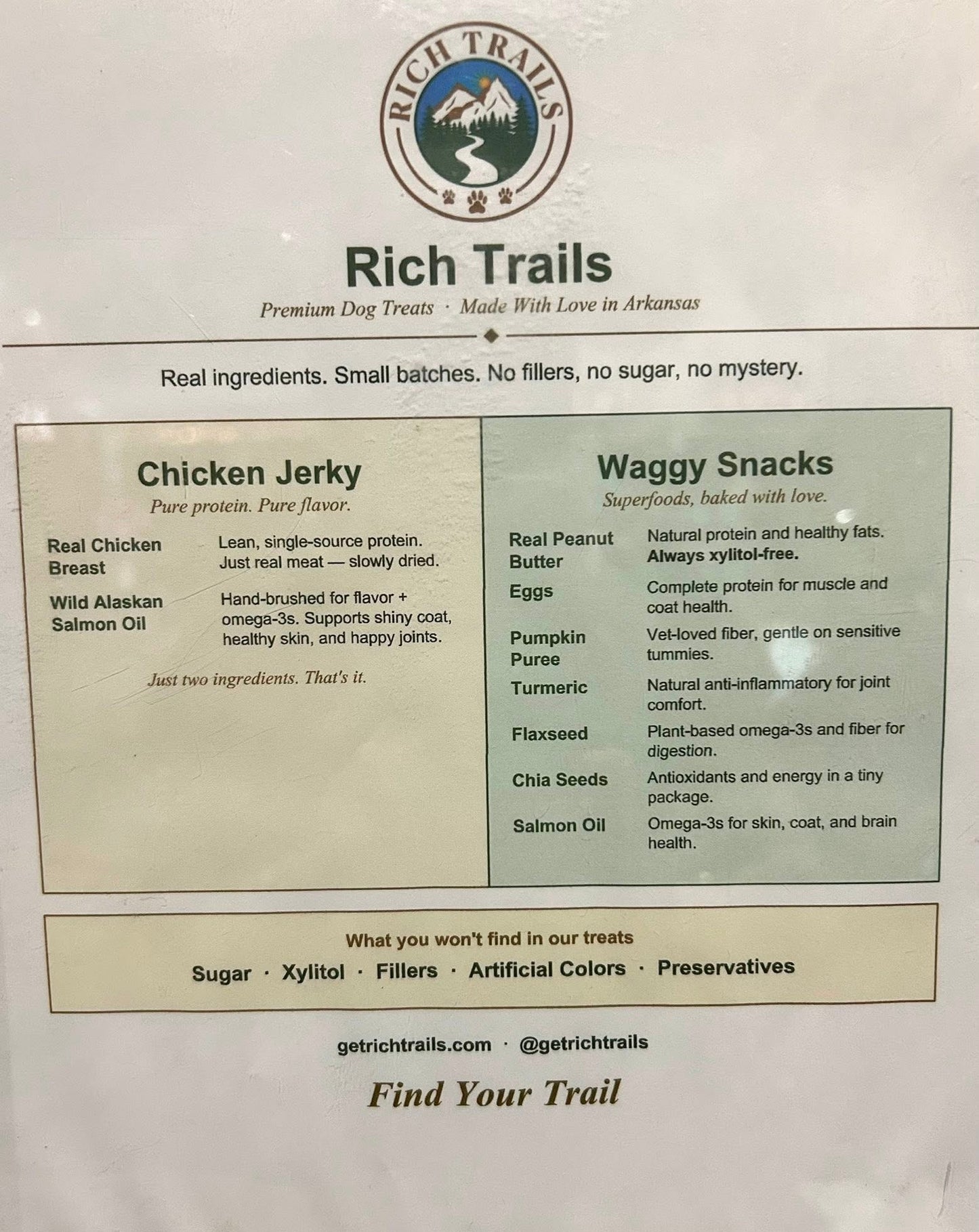 Rich Trails Waggy Snacks Dog Treasts