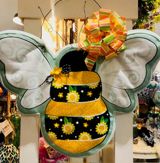 Home Sweet Home Bee Door Decor