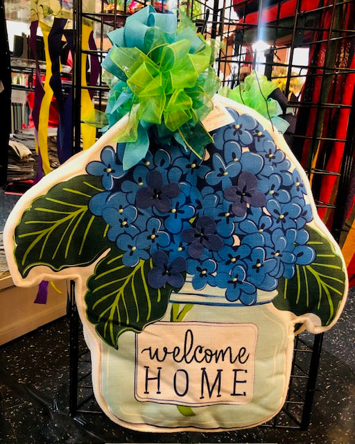 Welcome Home Hydrangea Door Decor