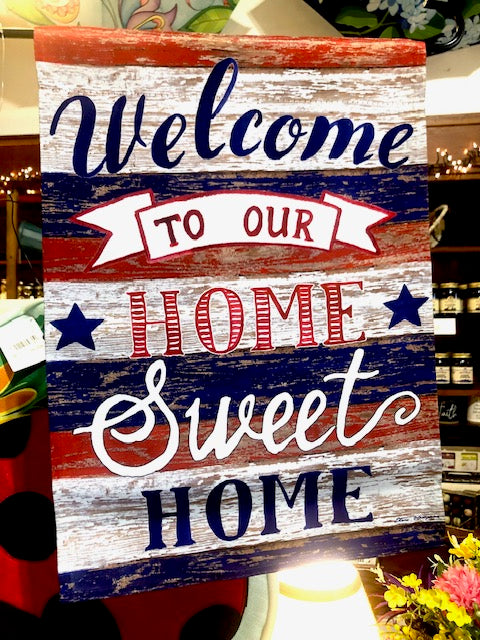 Farmhouse Home Sweet Home Garden Flag