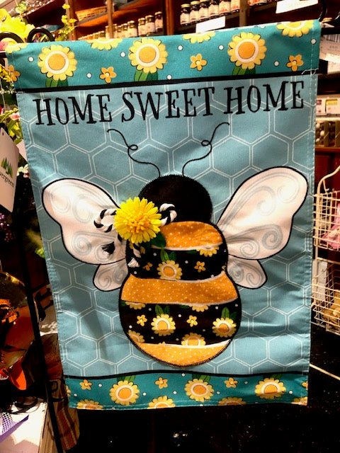 Home Sweet Home Bee Flag