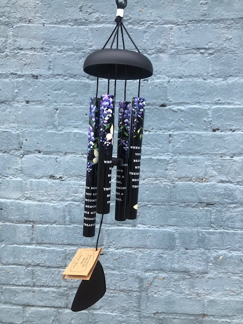 "When Someone You Love Becomes a Memory" Wind Chimes